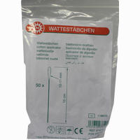 Wattestaebchen 10- 11mm Pla 50 Stück
