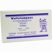 Wattetampons Wal Ster Mull 12 Stück