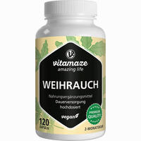 Weihrauch 900mg Hochdosiert Vegan Kapseln 120 Stück
