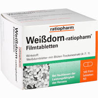 Weißdorn- Ratiopharm Filmtabletten 100 Stück