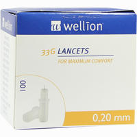 Wellion 33g Lancets Lanzetten 100 Stück