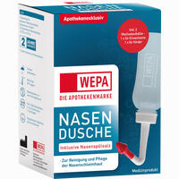 Wepa Nasenspülkanne mit 10x2. 95g Nasenspülsalz 1 Packung