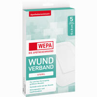 Wepa Wundverband 15 X 8cm Steril Pflaster 5 Stück