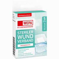 Wepa Wundverband Wasserdicht 7.2 X 5cm Steril Pflaster 5 Stück