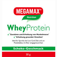 Wheyprotein Lactosefrei Schoko Megamax Pulver 30 g