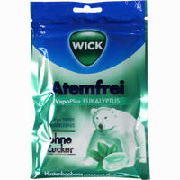 Wick Atemfrei Eukalyptus Ohne Zucker Beutel Bonbon 72 g