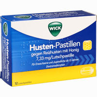 Wick Husten- Pastillen gegen Reizhusten mit Honig 12 Stück