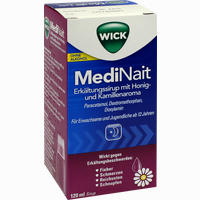 Wick Medinait Erkältungssirup mit Honig- und Kamillenaroma 120 ml