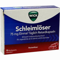 Abbildung von Wick Schleimlöser 75mg Einmal Täglich Retardkapseln 10 Stück