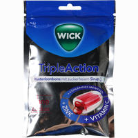 Wick Tripleaction Menthol & Cassis Oz Bonbon 72 g