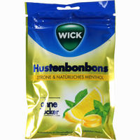 Wick Zitrone & Natürliches Menthol Oz Beutel Bonbon 72 g