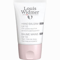 Widmer Hand Balsam Uv 10 Unparfumiert 50 ml