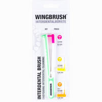 Wingbrush Starter Set mit 3 Bürsten Zahnbürste 1 Stück
