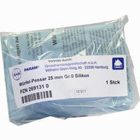 Würfel- Pessar Aus Silikon 25mm Gr. 0 1 Stück