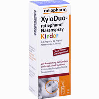 Xyloduo- Ratio Nasenspray für Kinder 0.5mg Ml+50mg Ml O.k. 10 ml