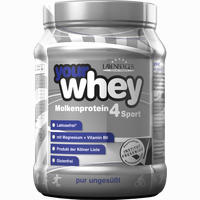 Your Whey Molkenprotein 4 Sport Laktosefrei Pur Ungesüßt Pulver 450 g