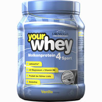 Yourwhey Molkenprotein 4sport Laktosefrei Vanille Pulver 450 g