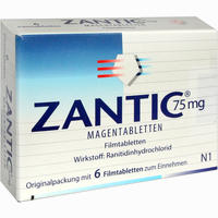 Zantic 75mg Magentabletten Filmtabletten 6 Stück