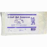 Zellstoff Mullkompressen 10cmx20cm Steril 5 x 2 Stück