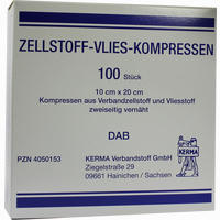 Zellstoff Vlies Kom10x20un 100 Stück