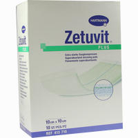 Zetuvit Plus Extrastarke Saugkompresse Steril10x10cm Kompressen 10 Stück