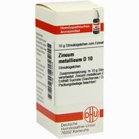 Zincum Metallicum D10 Globuli 10 g