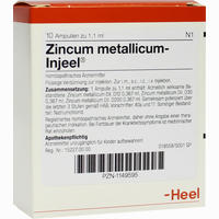 Zincum Metallicum- Injeel Ampullen 10 Stück