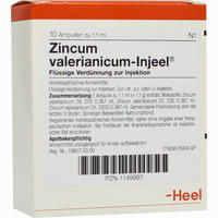 Zincum Valerianicum- Injeel Ampullen 10 Stück