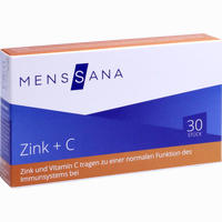 Zink + C Menssana Lutschtabletten 30 Stück
