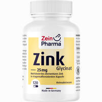 Zink- Chelat 25 Mg in Magensaftresistent.veg.kap. Kapseln 120 Stück