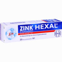 Zink Hexal Brausetabletten 20 Stück