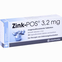 Zink- Pos 3.2mg Tabletten 20 Stück