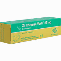 Zinkbrause Verla 25mg Brausetabletten 20 Stück