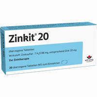 Zinkit 20 Dragees 20 Stück