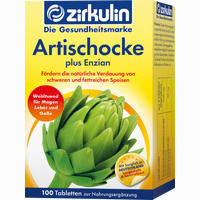 Zirkulin Artischocke Plus Enzian Tabletten 100 Stück