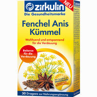 Zirkulin Fenchel Anis Kümmel Dragees 30 Stück