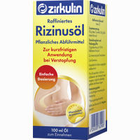 Zirkulin Raffiniertes Rizinusöl Öl 100 ml