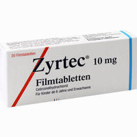 Zyrtec Filmtabletten UCB Pharma GmbH 20 Stück