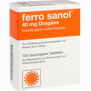Ferro Sanol Dragees 100 Stück Preisvergleich