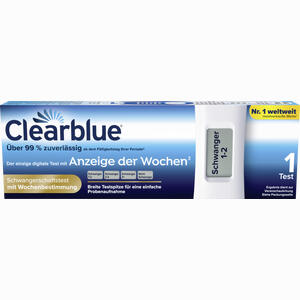 Clearblue Schwangerschaftstest Mit Wochenbestimmung