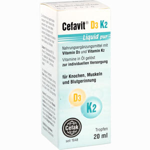 Cefavit D3 K2 Liquid Pur Tropfen 20 Ml