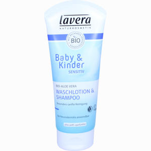Abbildung von Lavera Baby&kinder Sensitiv Waschlotion & Shampoo Duschgel 200 ml