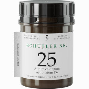 Abbildung von Schüssler Nr. 25 Aurum Chloratum Natronatum D6 Tabletten 400 Stück