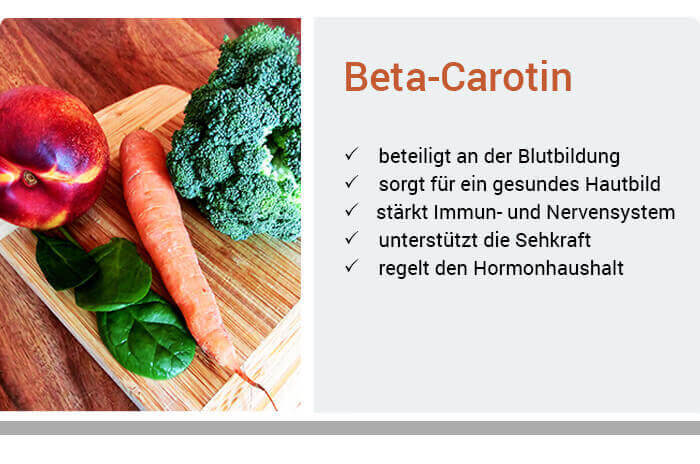 Funktionen von Beta-Carotin