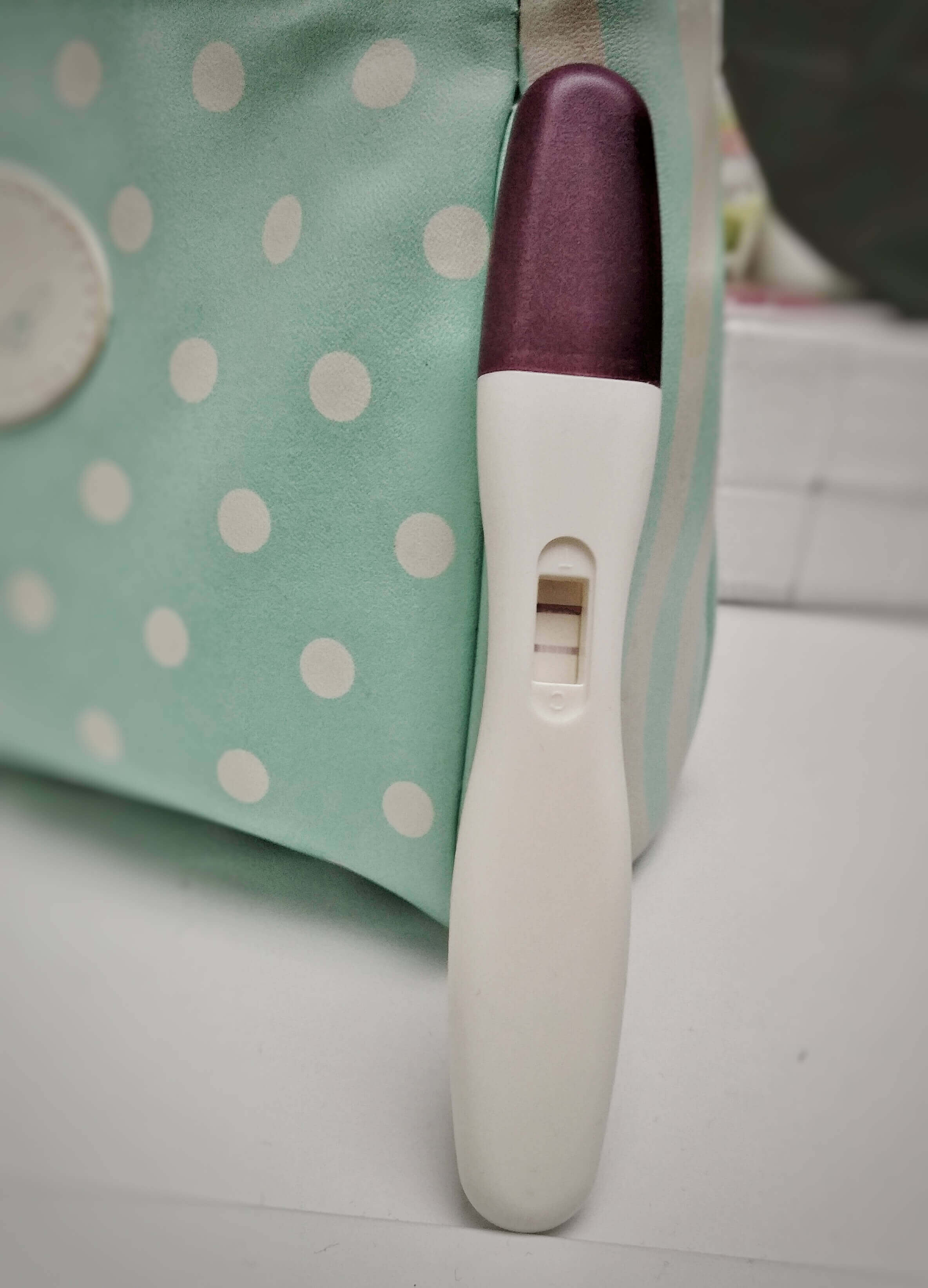 Schwach schwangerschaftstest linie Verdunstungslinie auf